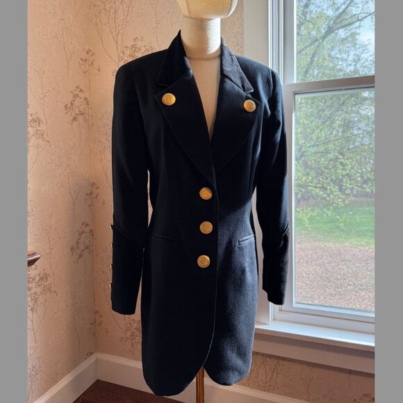 Vintage ITEM blazer jacket with gold buttons - Picture 12 of 13